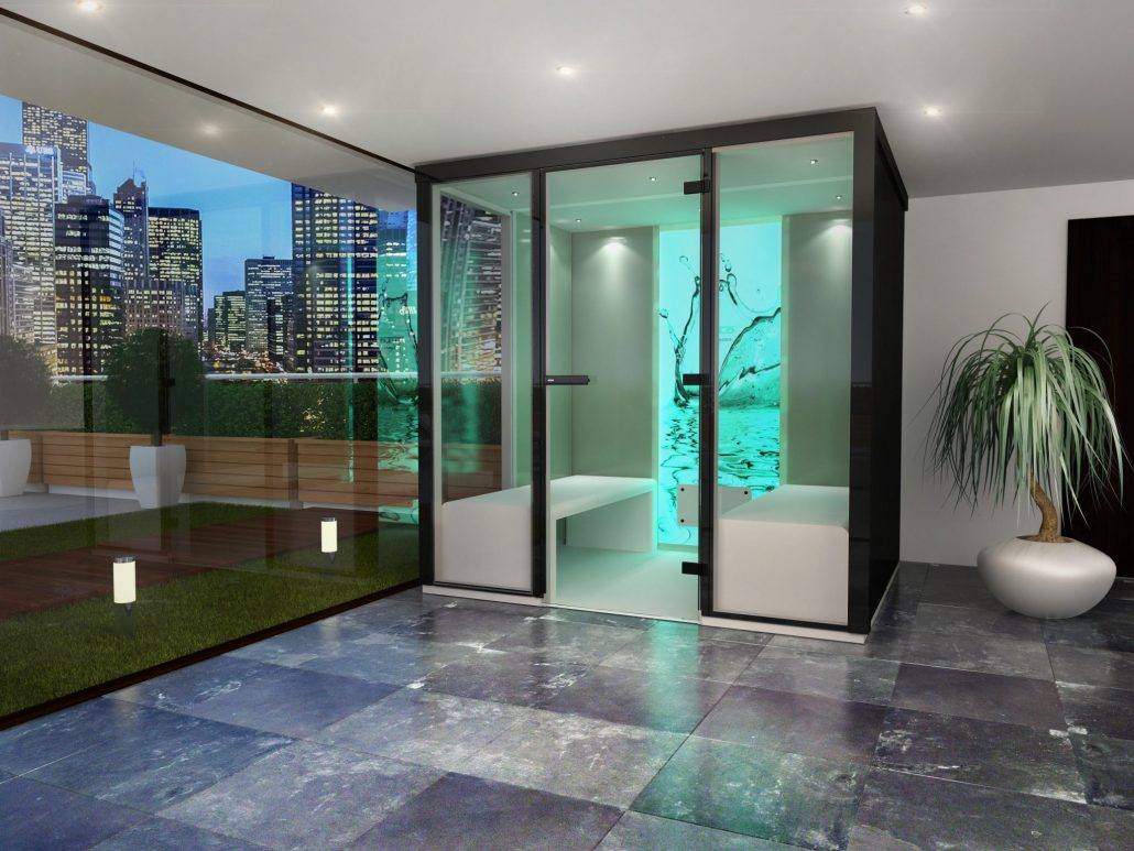 Паровая кабина Tylo Panacea 2117 1B WD (одна лавка, широкая дверь) (рис.2)